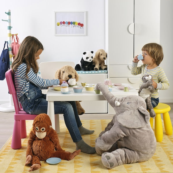 DUKTIG 8-piece cup/saucer playset, mixed colours