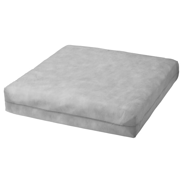 DUVHOLMEN inner cushion for seat cushion, outdoor grey, 62x62 cm