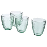 DVÄRGSTUBB glass, green, 27 cl, 4 pack