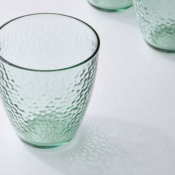 DVÄRGSTUBB glass, green, 27 cl, 4 pack