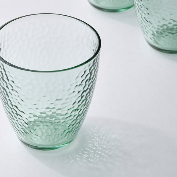 DVÄRGSTUBB glass, green, 27 cl, 4 pack