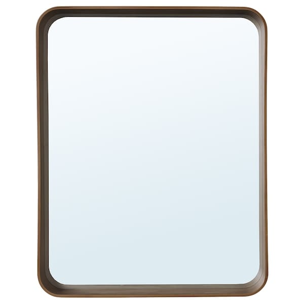 DVÄRGSYREN - Mirror, walnut veneer, 40x50 cm