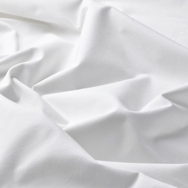 DVALA - Duvet cover and pillowcase, white, 150x200/50x80 cm