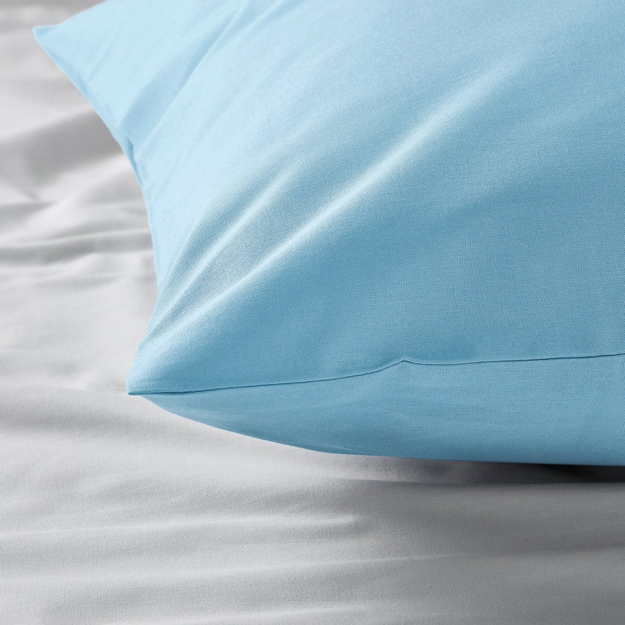 DVALA pillowcase, light blue, 50x80 cm, 2 pack