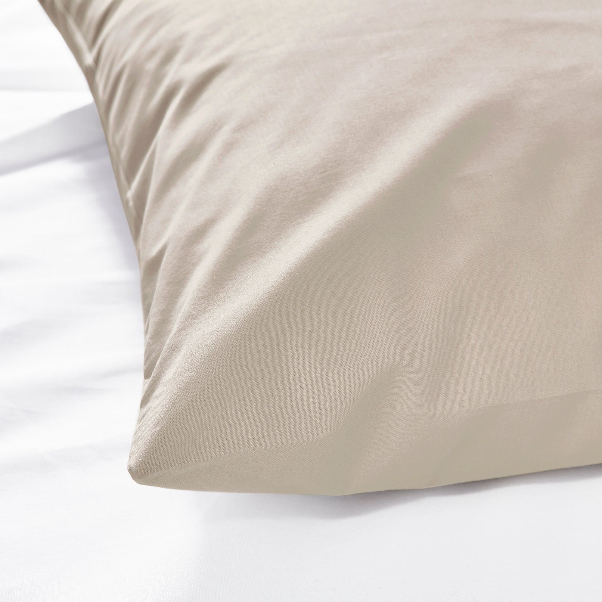 DVALA pillowcase, beige, 50x80 cm, 2 pack