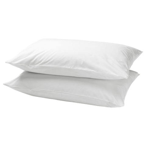 DVALA pillowcase, white, 50x80 cm, 2 pack