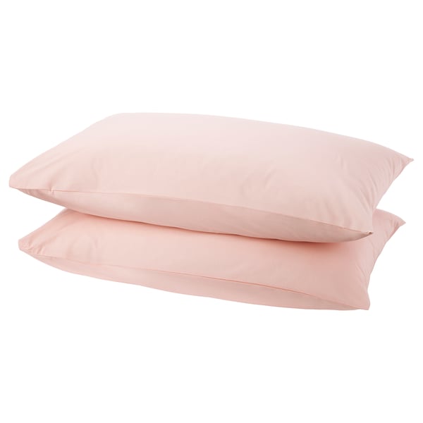 DVALA pillowcase, light pink, 50x80 cm, 2 pack