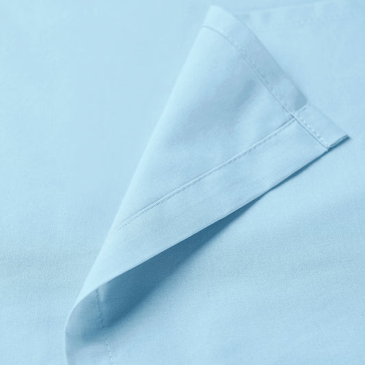 DVALA flat sheet, light blue, 240x260 cm