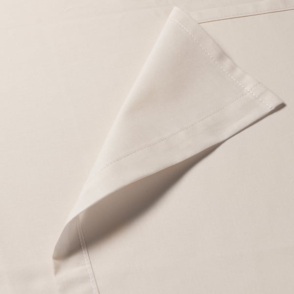 DVALA sheet, beige, 240x260 cm