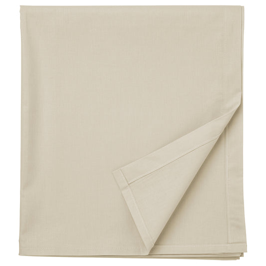 DVALA flat sheet, beige, 260x240 cm