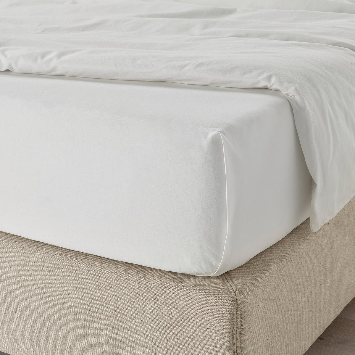 DVALA flat sheet, white, 150x260 cm