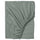 DVALA fitted sheet, grey-green, 80x200 cm
