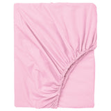 DVALA fitted sheet, pink, 160x200 cm