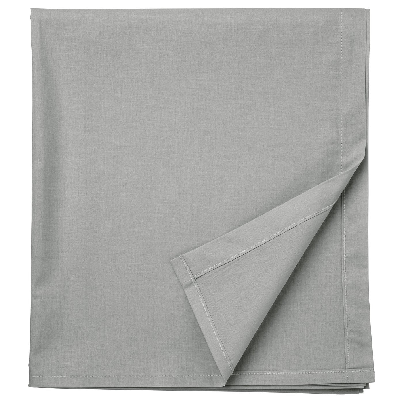 DVALA flat sheet, grey, 260x150 cm