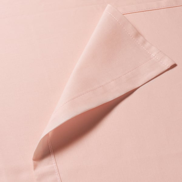 DVALA sheet, light pink, 240x260 cm