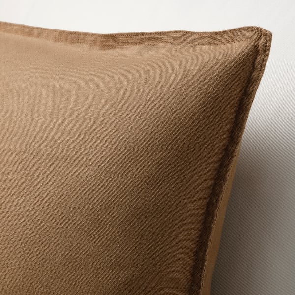 DYTÅG cushion cover, dark beige, 50x50 cm