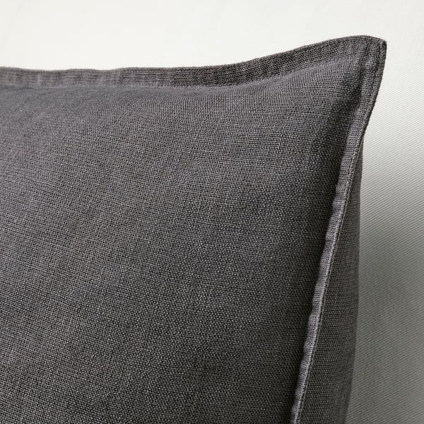 DYTÅG - DYTÅG Cushion cover, dark grey, 65x65 cm