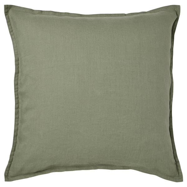 DYTÅG - DYTÅG Cushion cover, grey-green, 50x50 cm