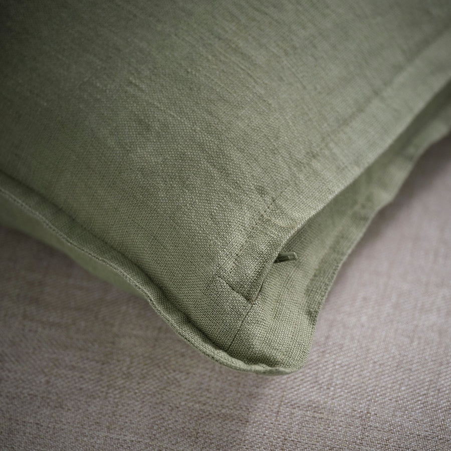 DYTÅG cushion cover, grey-green, 65x65 cm