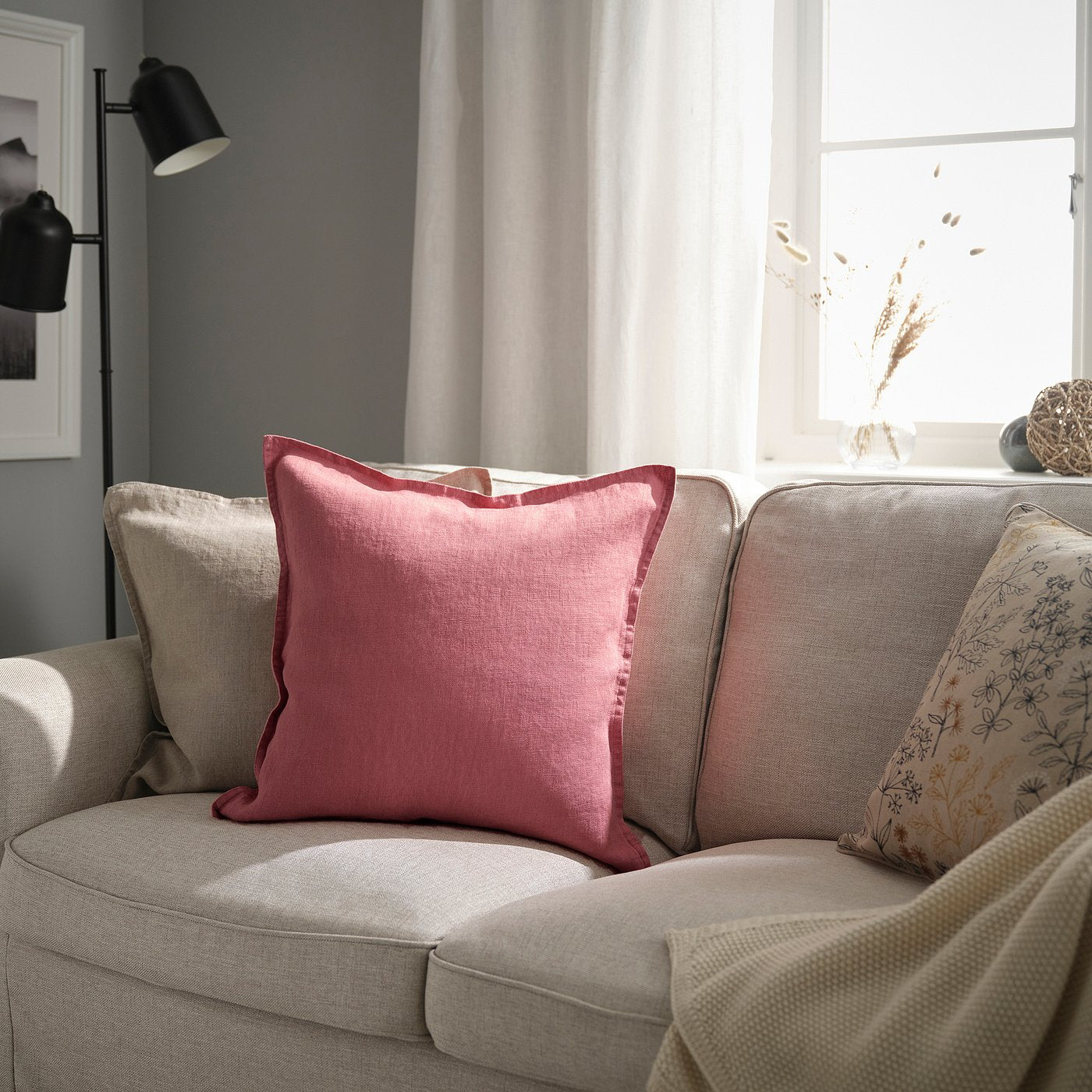 DYTÅG cushion cover, pink, 50x50 cm
