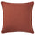 DYTÅG cushion cover, red-brown, 65x65 cm