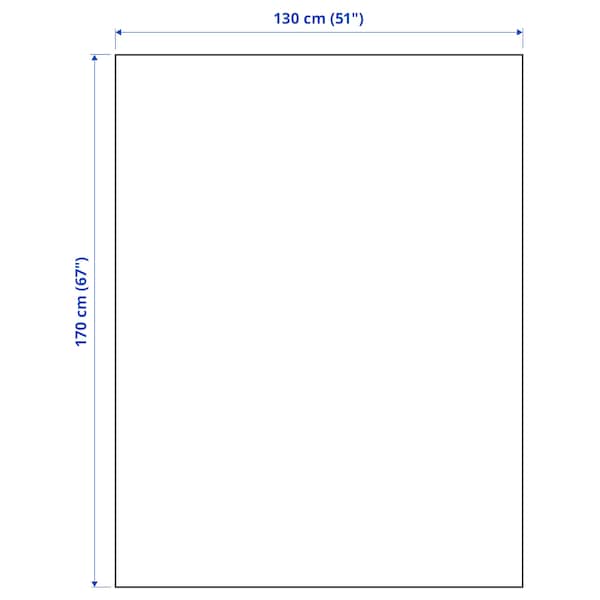 Ikea DYTÅG - Throw, off-white, 130x170 cm