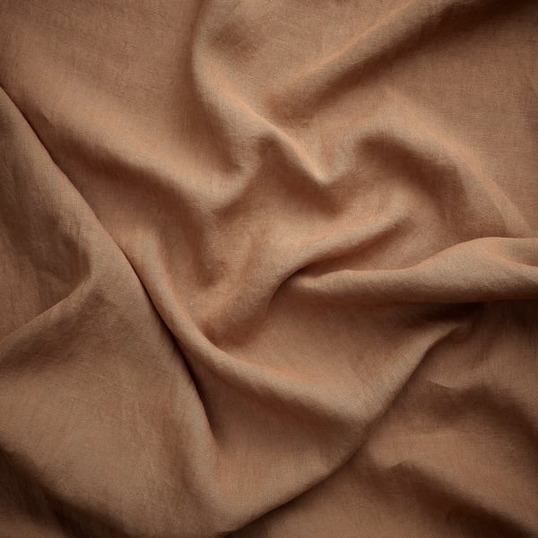 DYTÅG curtains, 1 pair, dark beige/with heading tape, 300x145 cm