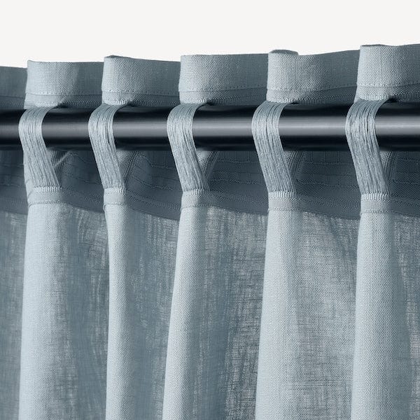 Ikea DYTÅG Curtains, 1 pair greyblue 145x300 cm , 145x300 cm