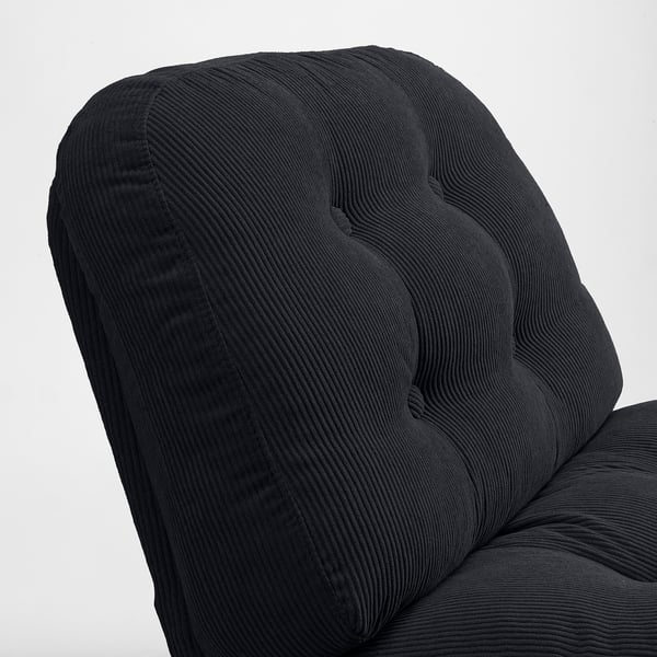 DYVLINGE swivel easy chair, Kelinge black, 63x68x75 cm