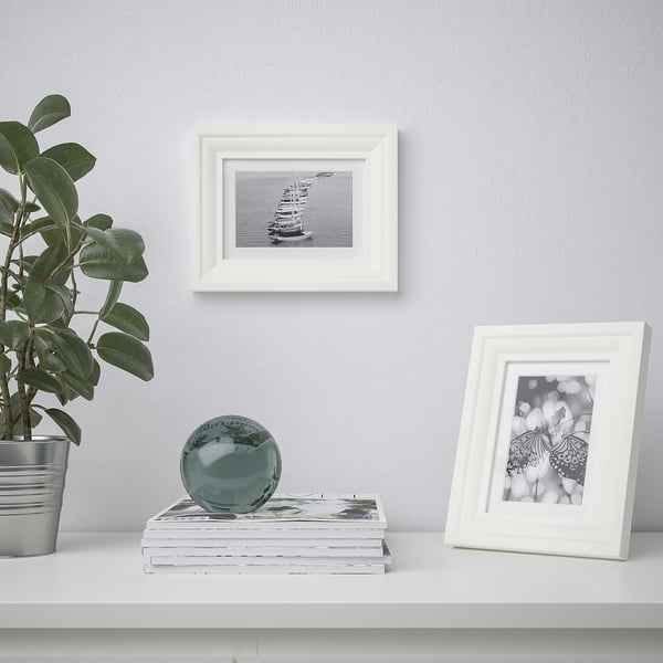 EDSBRUK frame, white, 13x18 cm