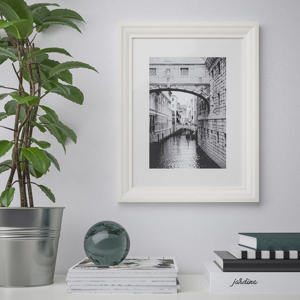EDSBRUK frame, white, 30x40 cm