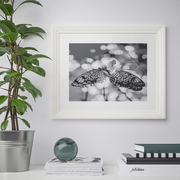 EDSBRUK frame, white, 40x50 cm