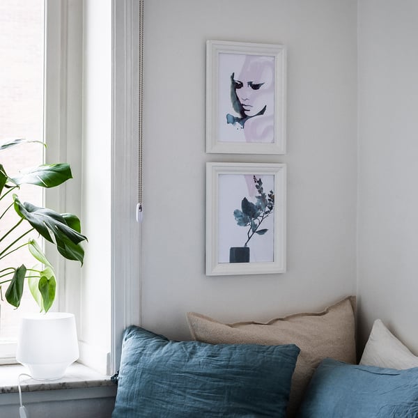EDSBRUK frame, white, 21x30 cm