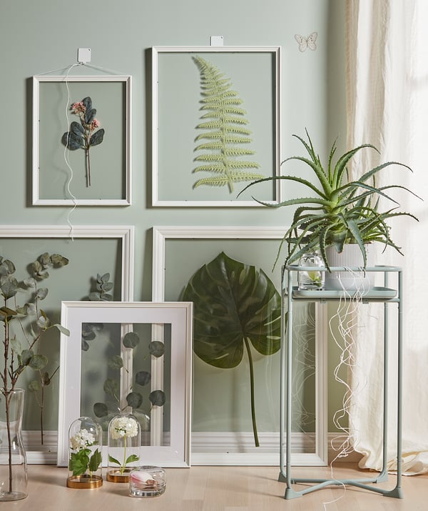 EDSBRUK frame, white, 40x50 cm