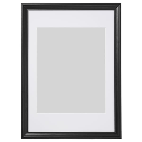EDSBRUK - Frame, black stained, 50x70 cm