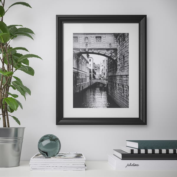 EDSBRUK - EDSBRUK Frame, black stained, 40x50 cm