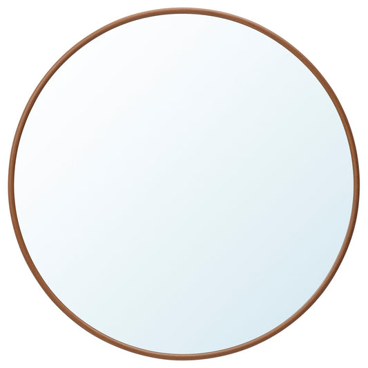 EDSGARN mirror, walnut effect, 80 cm