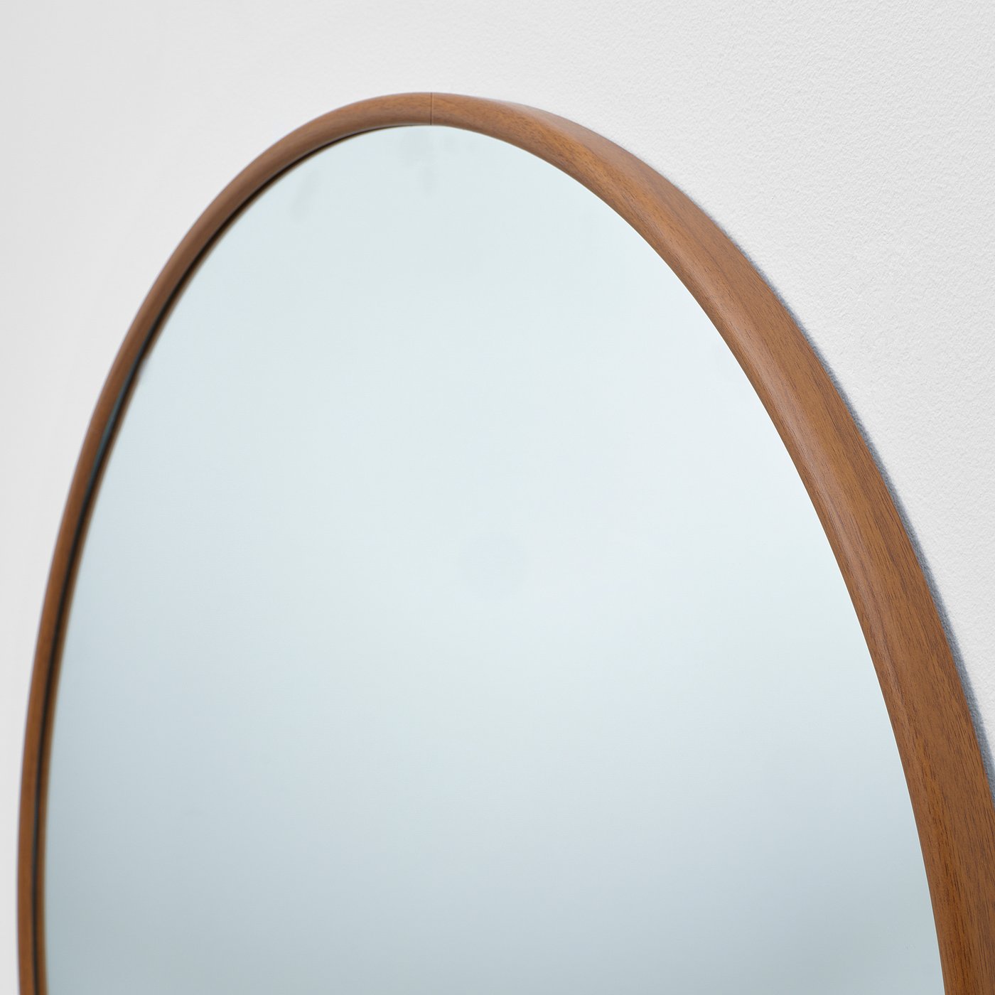 EDSGARN mirror, walnut effect, 80 cm