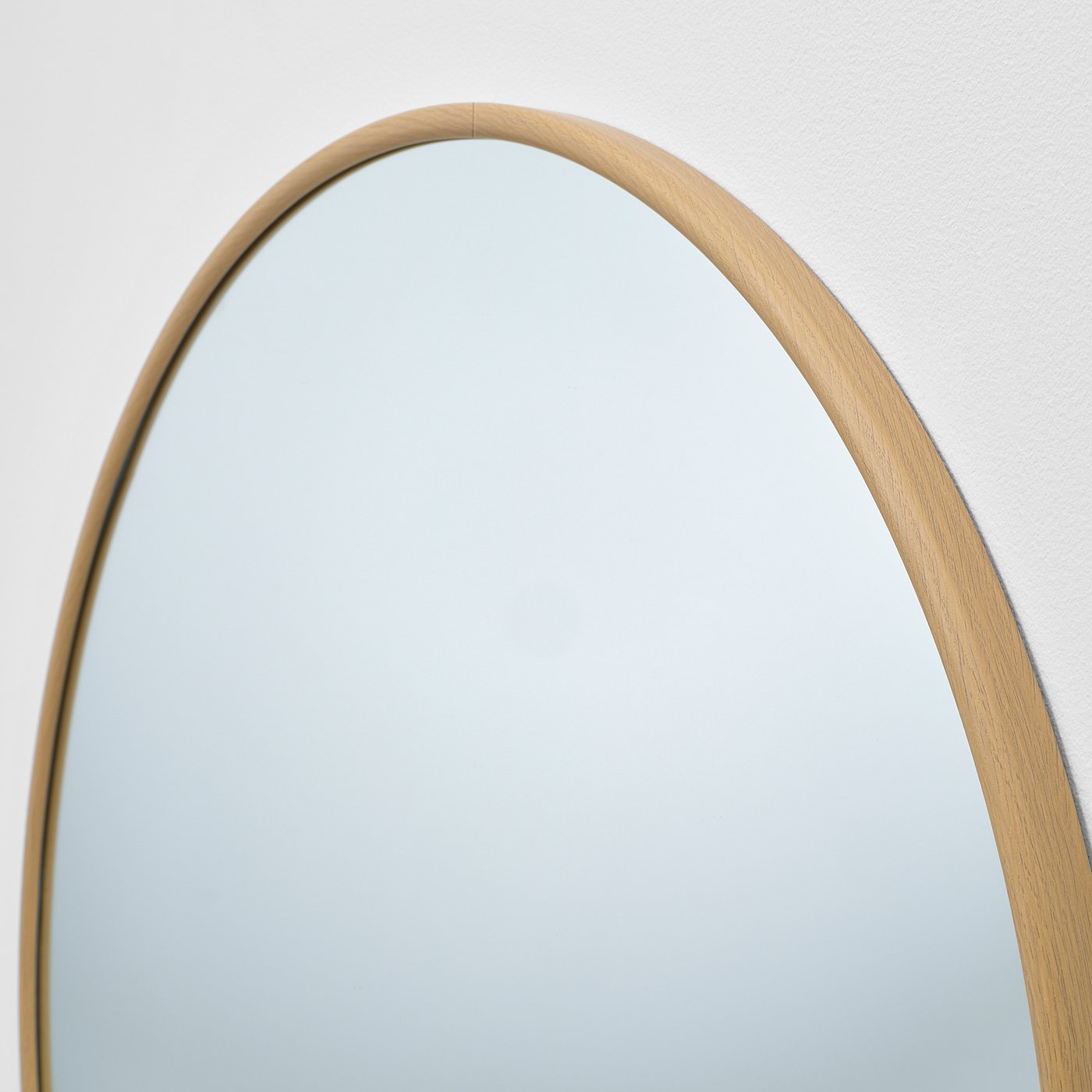 EDSGARN mirror, oak effect, 80 cm