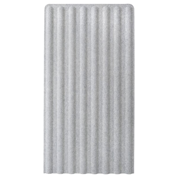 EILIF screen, freestanding, grey/black, 80x150 cm