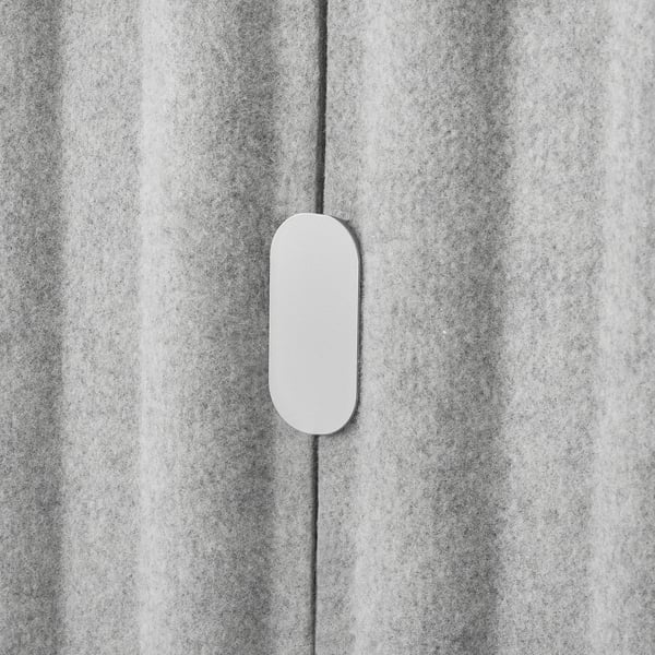 EILIF screen, freestanding, grey, 80x150 cm