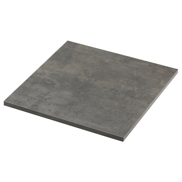 EKBACKEN worktop, concrete effect/laminate
