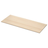 EKBACKEN worktop, light ash effect/laminate, 186x2.8 cm