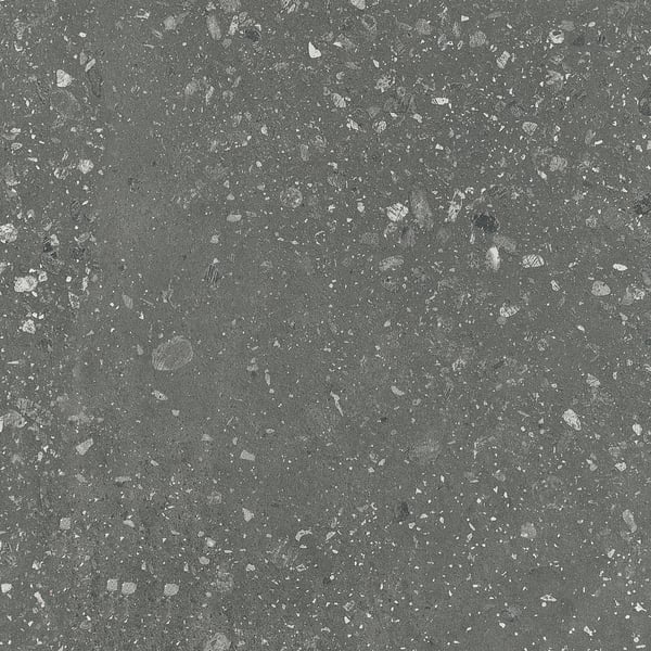 EKBACKEN worktop, grey terrazzo effect/laminate, 186x2.8 cm