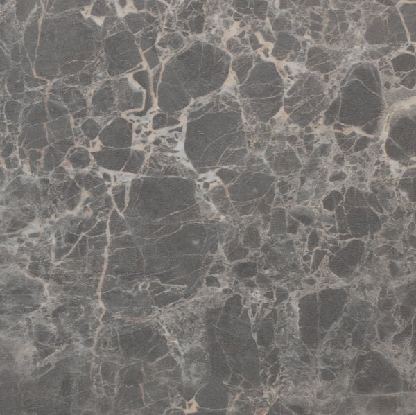 EKBACKEN worktop, dark grey marble effect/laminate