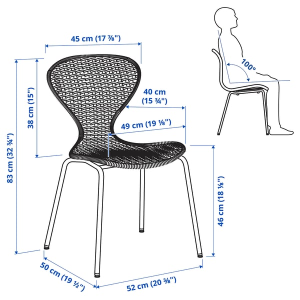 EKEDALEN / ÄLVSTA - Table and 6 chairs, dark brown/rattan black, 180/240 cm