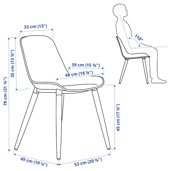 EKEDALEN / GRÖNSTA - Table and 2 chairs, white/white, 80/120 cm