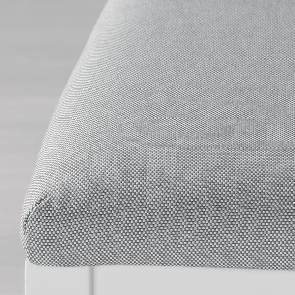 EKEDALEN Chair - white/Light Grey Orrsta ,