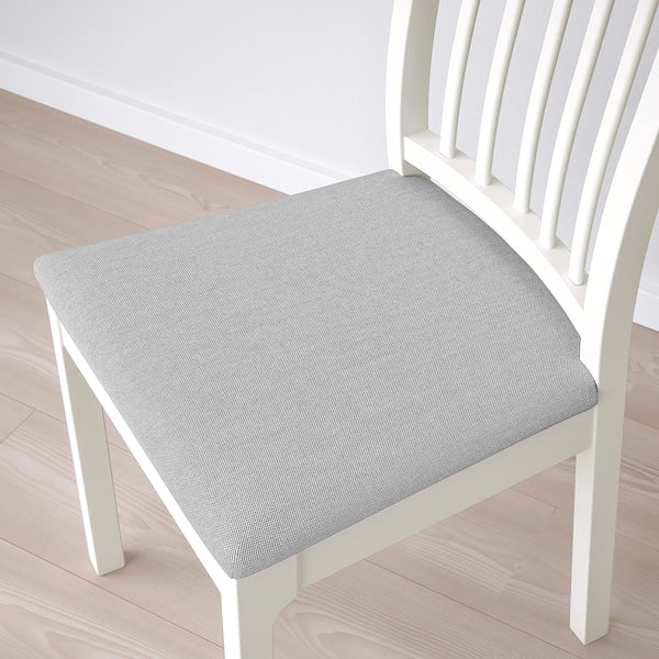 EKEDALEN Chair - white/Light Grey Orrsta ,