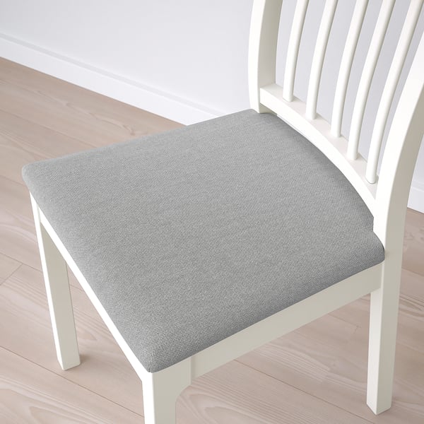 EKEDALEN Chair - white/Light Grey Orrsta ,